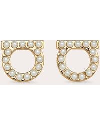 Ferragamo - Gancini Earrings - Lyst