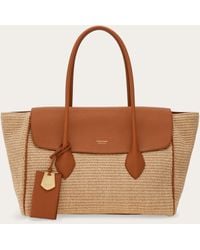 Ferragamo - East-West Tote Bag (L) - Lyst