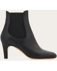 Ferragamo - Mid Heel Chelsea Boots - Lyst