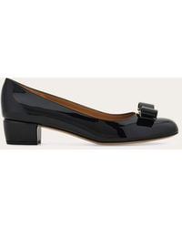 Ferragamo - Vara Bow Patent Pumps - Lyst
