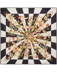Ferragamo - Gaia Print Shawl - Lyst
