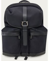 Ferragamo - Canvas Backpack - Lyst