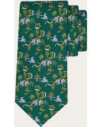 Ferragamo - Amazon Print Silk Tie - Lyst
