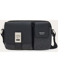 Ferragamo - Monogram Utility Crossbody Bag With Hug Buckle - Lyst