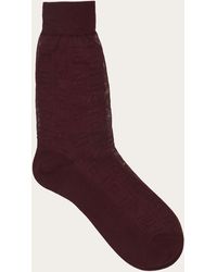 Ferragamo - Monogram Ankle Socks - Lyst