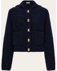 Ferragamo - Cardigan With Gancini Buttons - Lyst