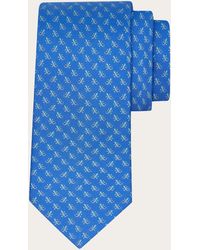Ferragamo - Gecko Print Silk Tie - Lyst