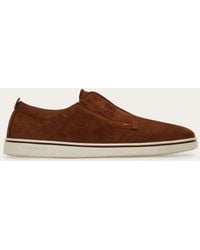 Ferragamo - Derby Slip-On - Lyst