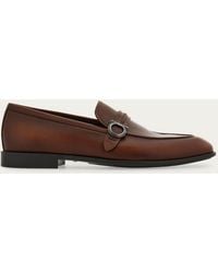 Ferragamo - Gancini Ornament Moccasin .5 - Lyst