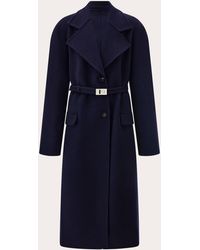 Ferragamo - Single Breasted Coat - Lyst