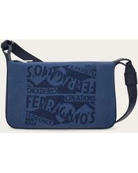 Ferragamo - Shoulder Bag With Logo - Lyst
