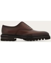 Ferragamo - Oxford Brogue With Chunky Tread - Lyst