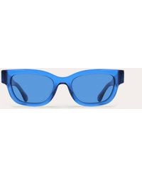 Ferragamo - Rectangular Frame Sunglasses - Lyst