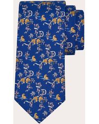 Ferragamo - Amazon Print Silk Tie - Lyst