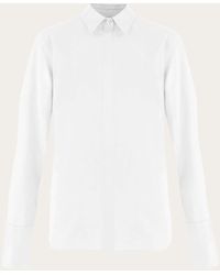 Ferragamo - Cotton Stretch Shirt - Lyst