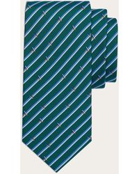 Ferragamo - Tonal Print Silk Tie - Lyst