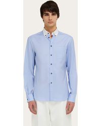 Ferragamo - Uomo Camicia Botton Down - Lyst