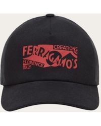 Ferragamo - Men Baseball Cap With Logo - Lyst