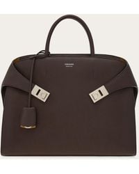 Ferragamo - Hommes Sac Business Hug Brun - Lyst