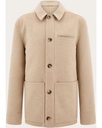 Ferragamo - Double Wool And Cashmere Blouson - Lyst