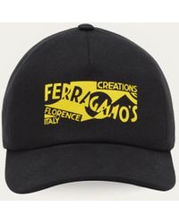 Ferragamo - Uomo Baseball Cap Con Logo - Lyst