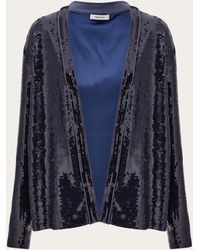 Ferragamo - Sequin Embellished Jacket - Lyst