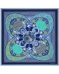 Ferragamo - Monile Print Silk Scarf - Lyst
