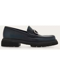 Ferragamo - Moccasin With Gancini Ornament - Lyst