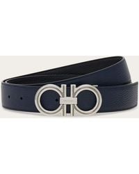 Ferragamo - Reversible And Adjustable Gancini Belt - Lyst