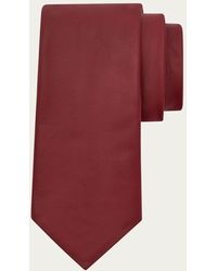 Ferragamo - Nappa Leather Tie - Lyst
