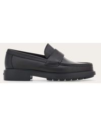 Ferragamo - Penny Loafer With Signature - Lyst
