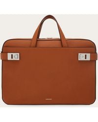 Ferragamo - Briefcase With Hug Buckle (M) - Lyst