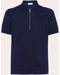 Ferragamo - Piquet Cotton Polo Shirt - Lyst