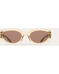 Ferragamo - Rectangular Frame Sunglasses - Lyst