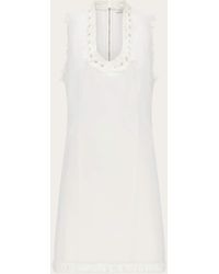 Ferragamo - Short Denim Dress - Lyst