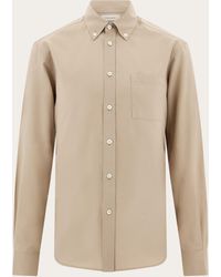 Ferragamo - Uomo Camicia Monogram - Lyst