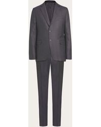 Ferragamo - Check Suit In Wool - Lyst