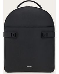 Ferragamo - Backpack With Gancini Buckles - Lyst