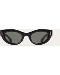 Ferragamo - Butterfly Frame Sunglasses - Lyst