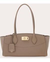Ferragamo - New Studio Soft Bag East West (M) - Lyst