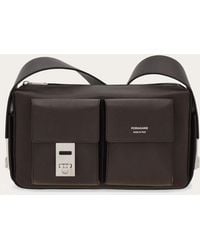 Ferragamo - Utility Shoulder Bag With Hug Buckle (M) - Lyst