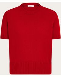 Ferragamo - Cashmere T-Shirt - Lyst