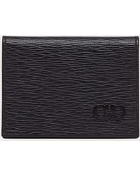 Ferragamo - 'Revival' Card Holder With Gancini Buckle On The Front - Lyst