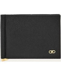 Ferragamo - Gancini Wallet With Money Clip - Lyst