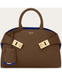 Ferragamo - Hug Bicolor Handbag (Xs) - Lyst