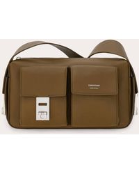 Ferragamo - Utility Shoulder Bag With Hug Buckle (M) - Lyst