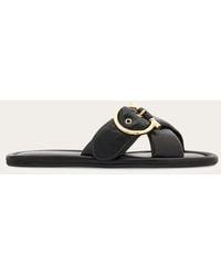 Ferragamo - Gancini Ornament Slide .5 - Lyst