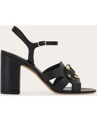 Ferragamo - Gancini Ornament Sandal .5 - Lyst