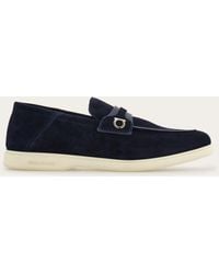 Ferragamo - Deconstructed Loafer With Gancini Ornament - Lyst