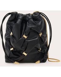 Ferragamo - Mini Bucket Bag With Mini Varini - Lyst